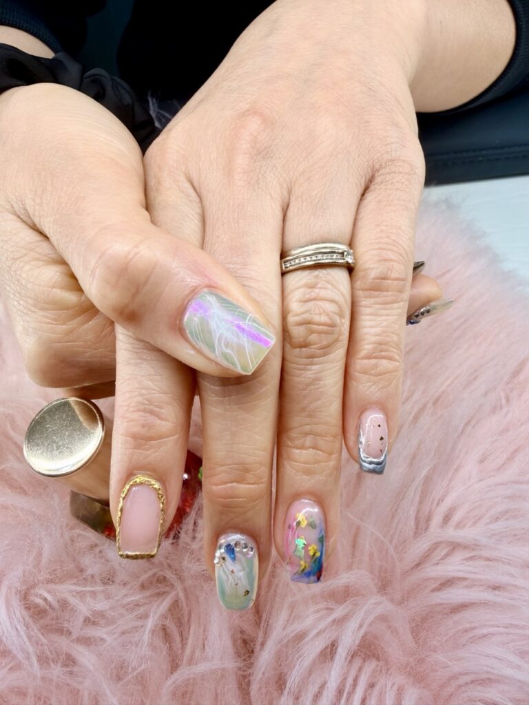 Mix-n-match Nail Art