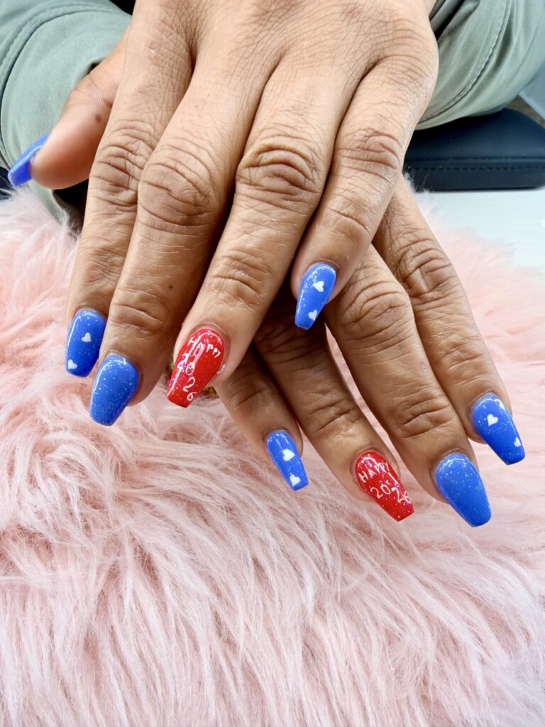 Coffin Acrylic Nails