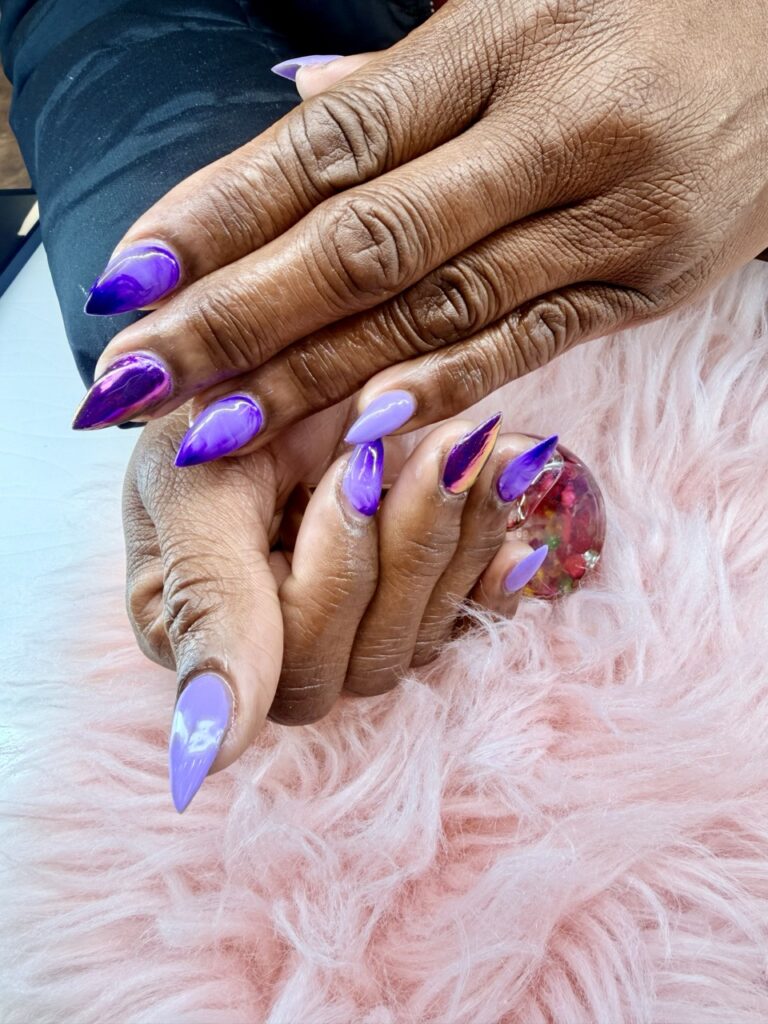 Stiletto Acrylic Nails